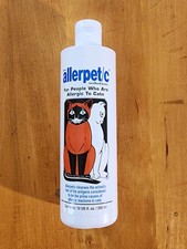 Allerpet/C Cat Dander Remover 12fl oz Moisurizing Allergen Cleanser for Cats NOS