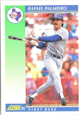 Rafael Palmeiro RC Cubs Rangers Orioles Pick Your Card