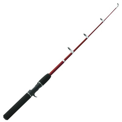 Zebco Z-Cast Casting Fishing Rod, Extendable 17-Inches to 5-Foot 5'6'', Red