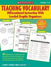 Teaching Vocabulary - Differentiated Instruction with Leveled Gra