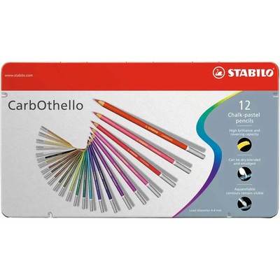 1 bis 20x STABILO Pastellkreidestift CarbOthello ARTY+, 12er Etui BIS 34% RABATT