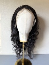 100 Virgin Human Hair loose wave Lace Frontal Wig 20 inch