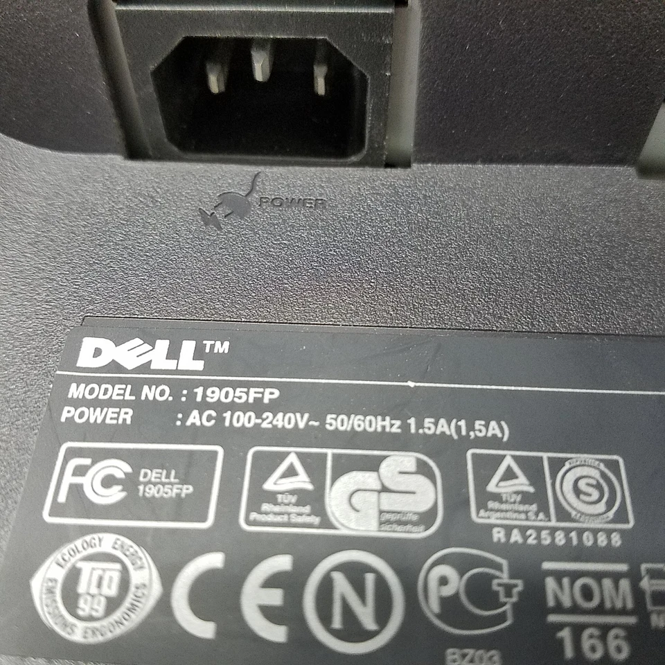 Dell 1905FP LCD Monitor, 19", DVI-D - USED - Image 4 of 4