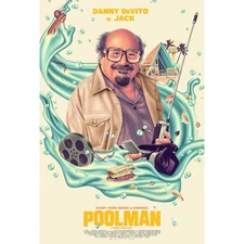 2024 Promo Film Poster Print "Poolman" Chris Pine Danny Devito Wall Decor Gift