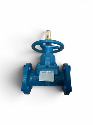 ITT Dia-Flo 1-1/2  PVDF Lined Diaphragm Valve Flanged Class 125 CWP175 ITT...