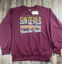 Vintage 90's MV Sports Arizona State University Sun Devils Sweatshirt Size Large