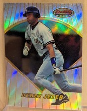1996 Bowman's Best PREVIEWS SILVER REFRACTOR #15 Derek Jeter Yankees HOF RARE