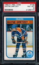 1982-83 OPC O pee Chee NHL #106 Wayne Gretzky HOF PSA 8 NM-MINT Edmonton Oilers