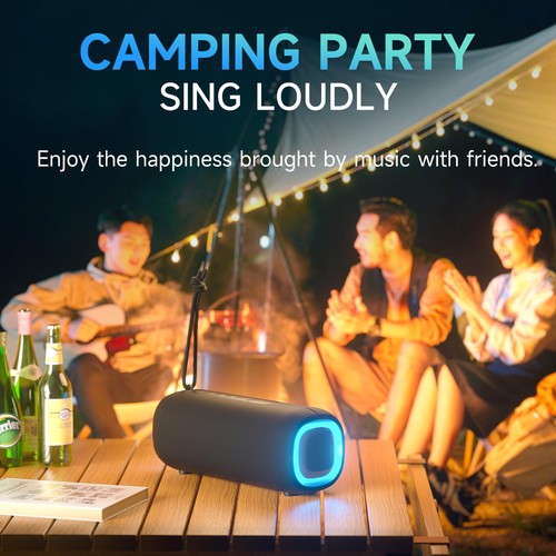 Portable Bluetooth Speaker, Wireless Bluetooth Speaker with Clear Loud Stereo... - Picture 5 of 6