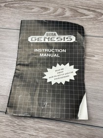 Sega Genesis System MK 1631 Console Only With Manual 