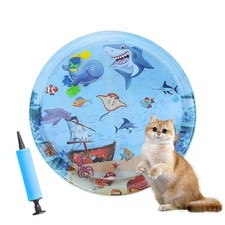 Calantre Cat Water Mat 2025 Upgraded 0.5mm Thickened Small, Ocean fish