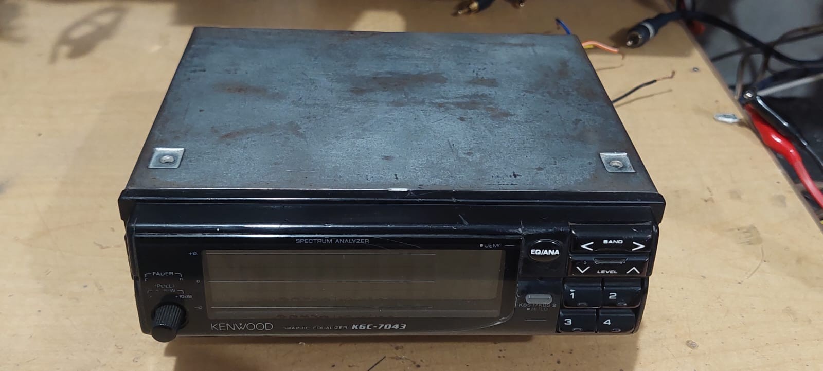 Old School Vintage Kenwood Equalizer Kgc-7043 Made In Japan Fully Working