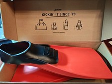 FINIS Long Floating Fins Swimming/Snorkeling Black/Red Size 9-11 XL