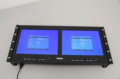 ORION 9RCRD Dual Rack Mount Ready Series 9.7'' With AC Adapter Minor Scratch