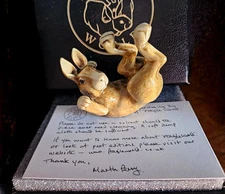 Harmony Kingdom Fragile World Hare Rabbit UK Made Figurine LE 250 with COA