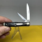 vintage Case knife 1940-1964 small Coke Bottle 25 1/2 Rough Black excellent
