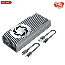 M.2 NVMe SSD Enclosure Built-in Cooling Fan C2598-NVMe Series 10Gbps
