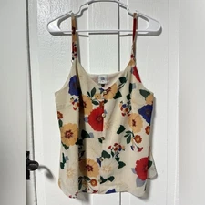 Cabi Victoria Floral Cami Camisole Lined Adjustable Straps 5911 size medium