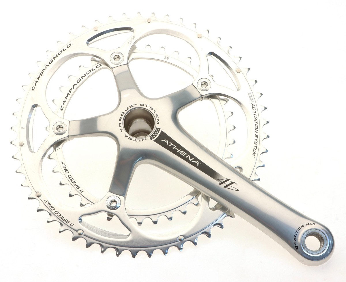 Campagnolo Athena Crankset 53/39T 11 Speed Silver 170mm 2010 Ultra