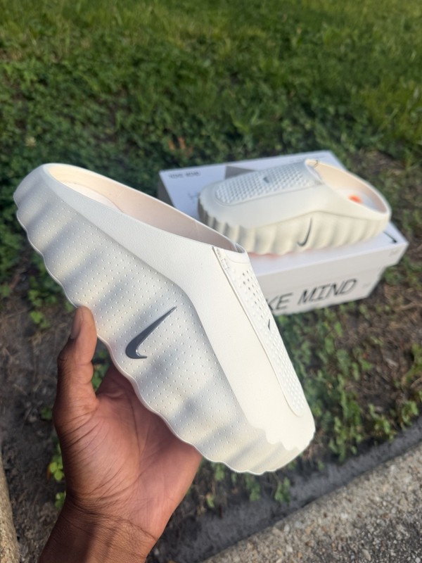 Nike Mind 001 Sail Men's Slip-On Mule Sandals US 8 HQ4307-100