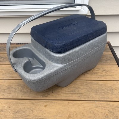 Vintage 1970s/80s CAR-SERV Bee Car/Truck Armrest Cooler W Cup Holders Console 