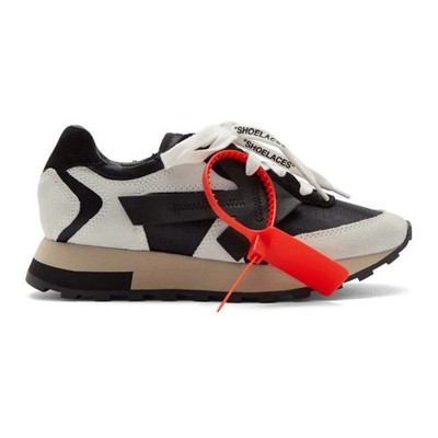 Off White HG Runner Women's Sneakers Size 40 EU / 9 US  White Black