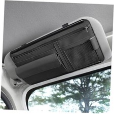 Car Visor Organizer,Sunvisor Organizers for Auto,Automotive Interior Black