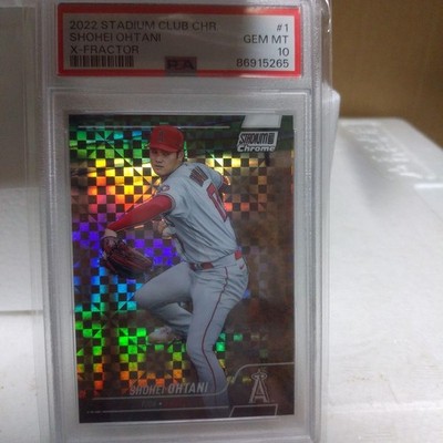 Shohei Ohtani Stadium Club X-Fractor | eBay