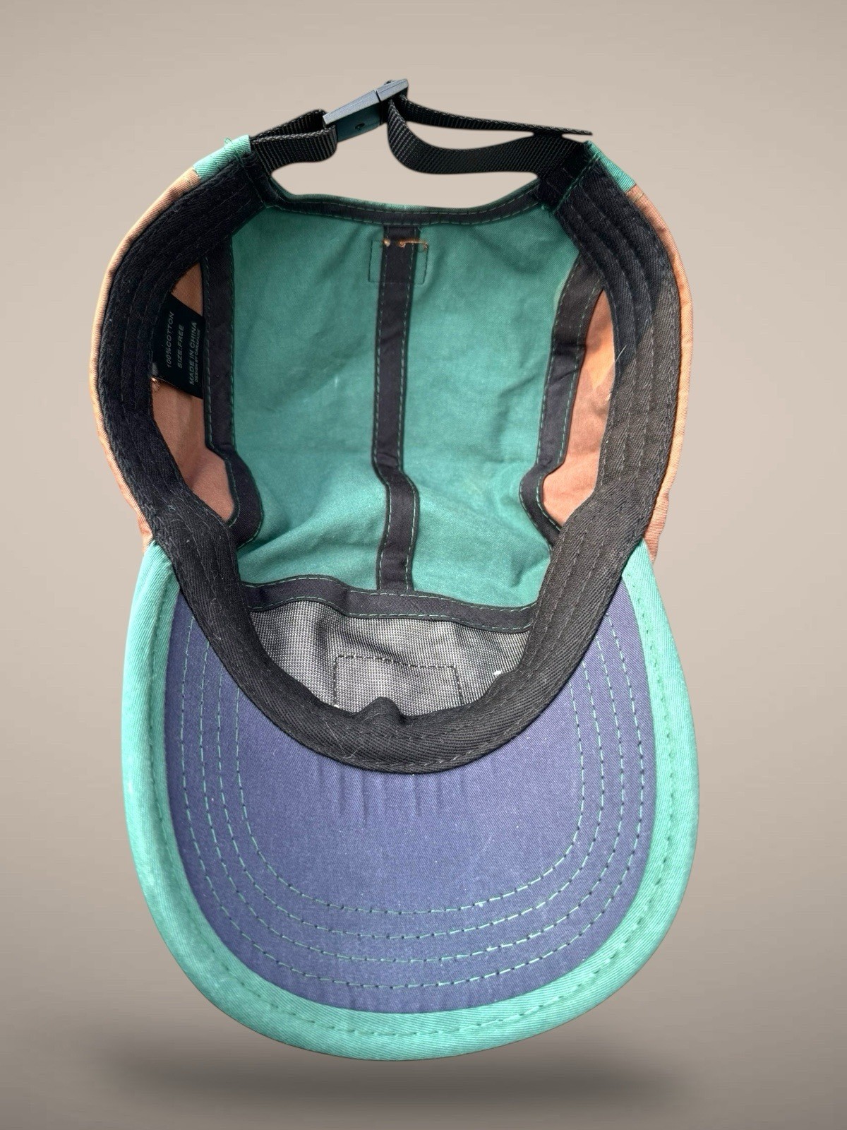 NASA Cotton Baseball Cap Hat Patchwork Pattern Sp… - image 5