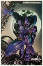 Solitaire Comic Panel Poster Splash Page Art Ultraverse Scott Kolins Pin-Up