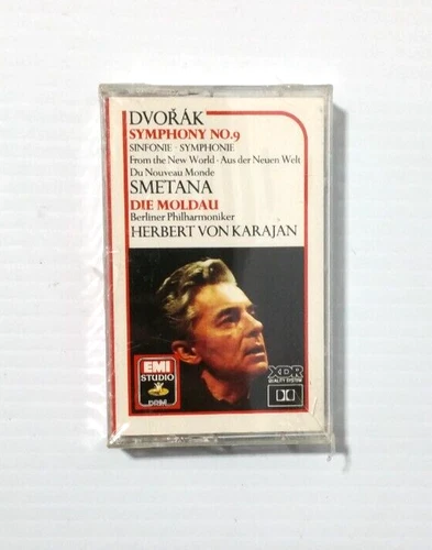 EMI Studio - Dvorak & Smetana - Herbert Von Karajan - Cassette Tape - NEW