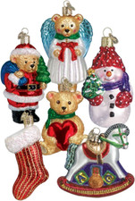 Ornaments: Child'S First Christmas Coll Glass Blown Ornaments for Christmas Tree