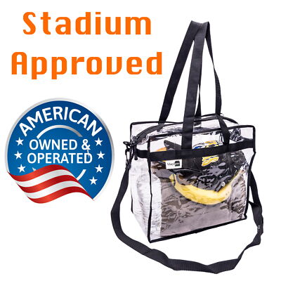 Stadium Security PVC Clear Bag 12x12x6