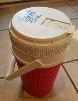 Vintage Igloo Pizza Hut 1/2 Gallon Water Cooler Jug Thermos w/ Handle