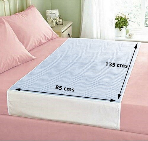 Absorbent Washable Incontinence Bed Sheet/Pad/Mattress Protection Blue - 第 16/21 張圖片