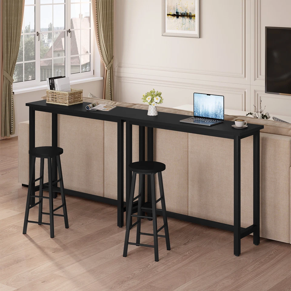WOLTU Kitchen Bar Table Counter Breakfast Dining Table Coffee Table Metal Legs - Image 4 of 4
