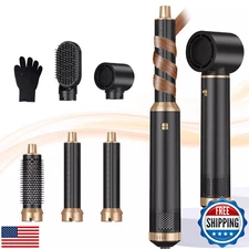 Blow Dryer Brush 5 in 1, Negative Ion Hair Dryer Brush Set Upgrade Hot Air Brush