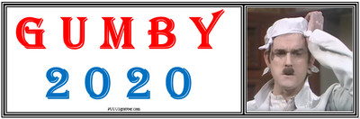 Anti Trump Gumby Monty Python Humorous Political Bumper Sticker Ebay