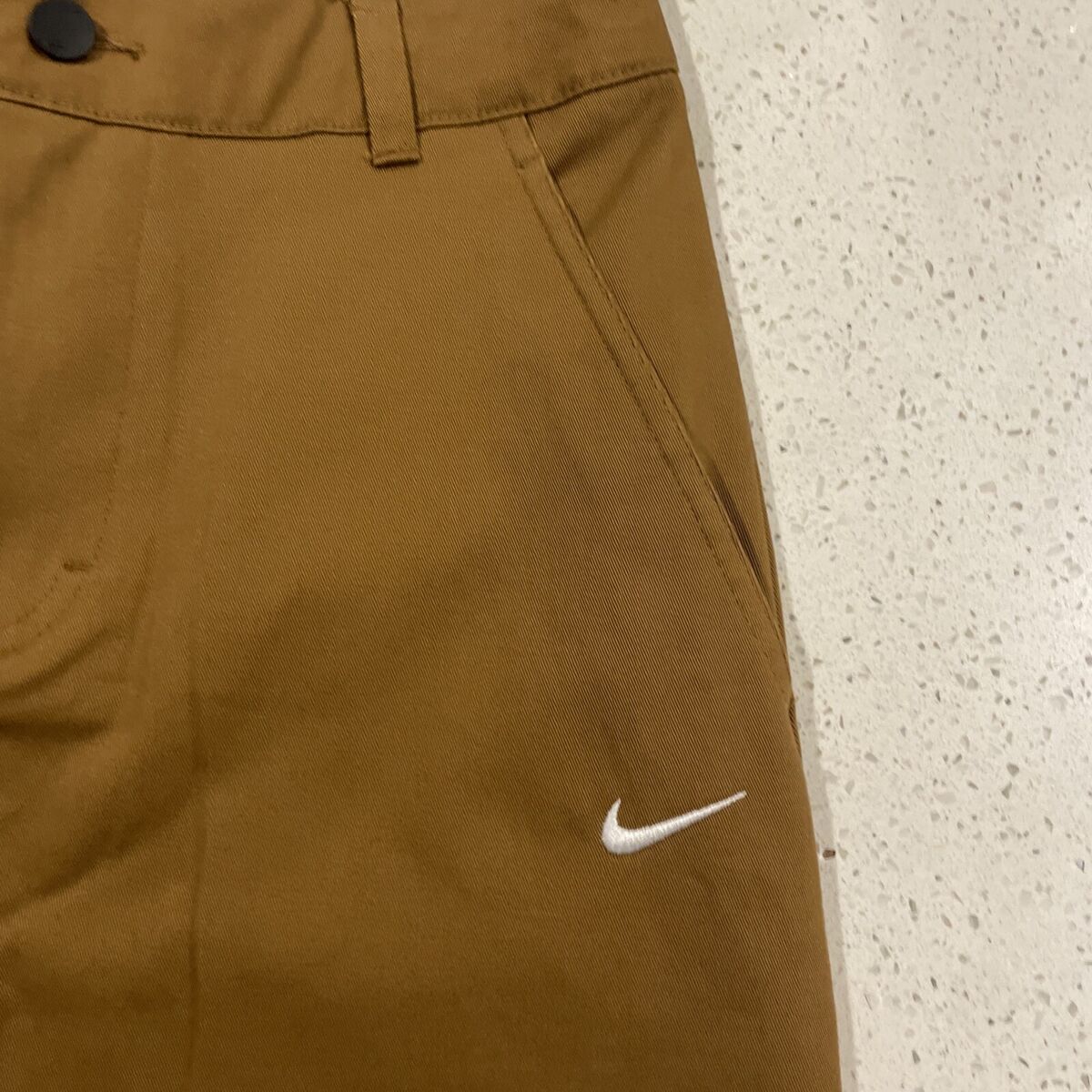 Nike Life Collection Mens El Chino Cotton Twill Pants Brown Nike Life Collection Mens El Chino Cotton Twill Pants Brown