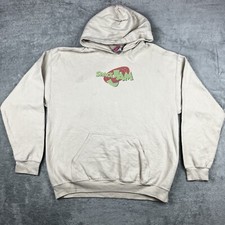 Space Jam Sweatshirt Men's Tan XL One Size Hoodie Looney Tunes