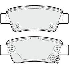Pastiglie Freno Apec Blu - Posteriori PD3229 - Per Honda CR-V - Qualità OE e Spec.