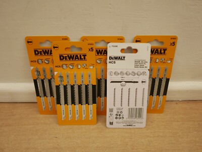 DeWALT DT2053 KÜCHE ARBEITSPLATTE SCHNEIDEN STICHSÄGEBLÄTTER T101BR 5 PACKUNGEN X 5