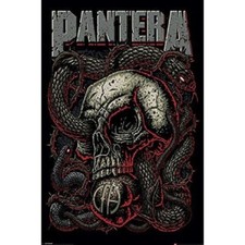 PANTERA SNAKES AND SKULL POSTER NEW 24x36 FREE SHIPPING