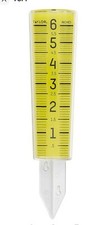 Lot of 10 TAYLOR 2702 CLEAR VIEW RAIN GAUGE 12 1/2" 6" capacity 10 Pack