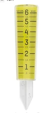 Lot of 10 TAYLOR 2702 CLEAR VIEW RAIN GAUGE 12 1/2"  6" capacity 10 Pack