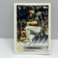2022 Topps Series 2 Baseball Connor Overton Base RC #339 Pittsburgh Pirates