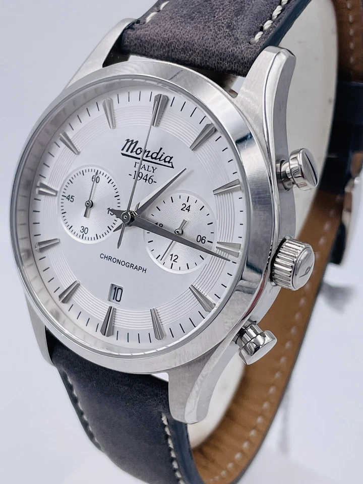 Orologio Mondia Italy Crono 1946 40mm Acciaio Mi801ACG/260 Scontatissimo Nuovo - Immagine 2 di 4