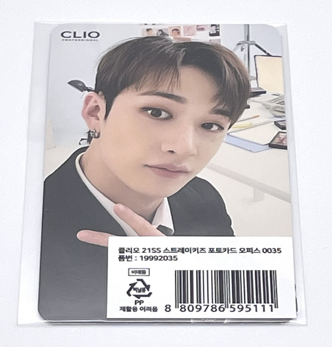 Stray Kids Bang Chan CLIO Photocard Office Ver. PC Official | eBay