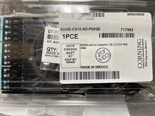 Corning EDGE-CS12-AD-P00QE 12 Fiber LC Duplex Splice Cassette 50  m MM OM4 