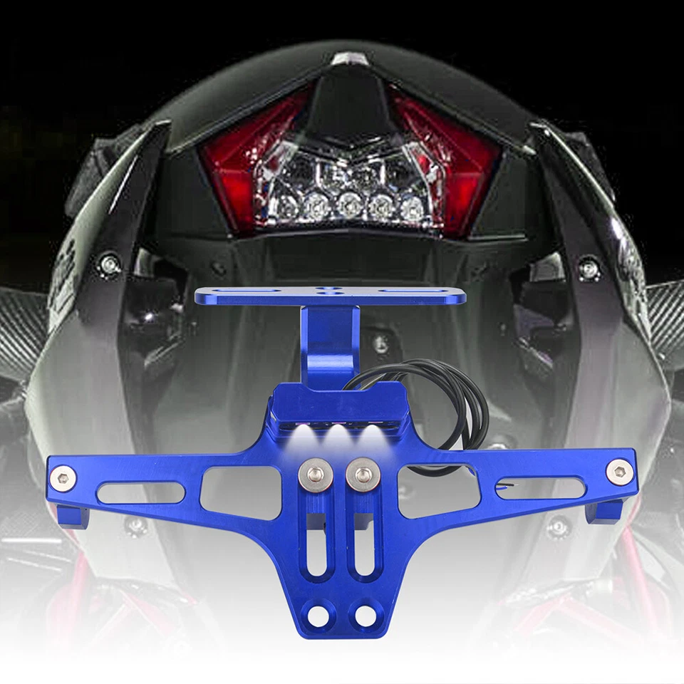 Eliminador de luz LED de soporte de matrícula trasero ordenado para Yamaha YZF R1 R3 R7 Foto 4 de 4